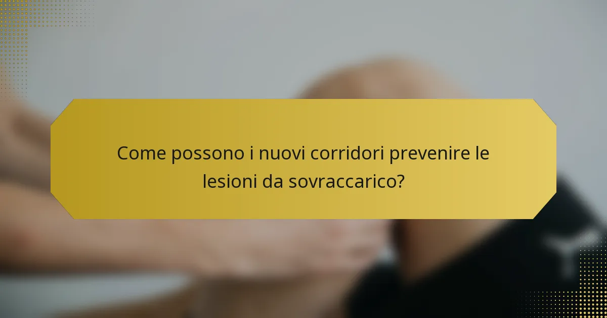 Come possono i nuovi corridori prevenire le lesioni da sovraccarico?