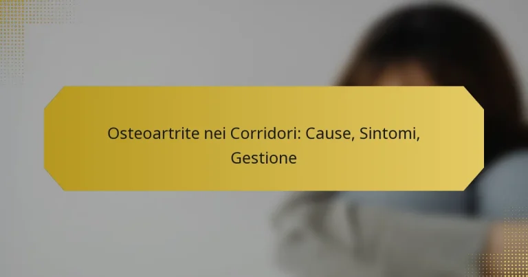 Osteoartrite nei Corridori: Cause, Sintomi, Gestione