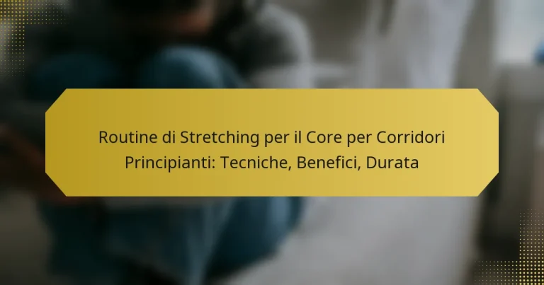 Routine di Stretching per il Core per Corridori Principianti: Tecniche, Benefici, Durata